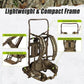 TIDEWE Hunting Backpack 5500cu with Frame and Rain Cover for Bow/Rifle/Pistol
