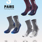 Compression Crew Running Socks: Athletic Socks for Men Women with Cushion,3 Pairs Work Hiking Basketball Sport Socks