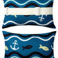Outdoor Neck Pillow for Recliner,Patio Chaise Lounge Waterproof Headrest Pillow with Adjustable Elastic Stripe,Small Pillows Attachment for Office Chair,Car Seat Head or Lumbar, Navy Blue 2Pack