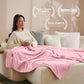 Bare Home Fleece Blanket - Throw Extra Long - Ultra-Soft Lightweight for Bed, Sofa, and Couch - Luxury Microplush - Cozy Warm Blanket (Throw XL, Light Pink)