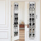 Over The Door Shoe Organizer, 14 Large Mesh Pockets Hanging Shoe Rack for Closet Organizers and Storage, White, 2-pack (white)