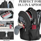 BIKROD 45L Extra Large Travel Laptop Backpack for Men and Women, Carry on Back Pack Fit 18.4 IN Laptop, Black, Gift