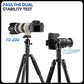 Fotopro 73" Camera Tripod, Aluminum Compact Travel Tripod and Monopod with 360° Ball Head Quick Release Plate, Professional Camera Tripod for DSLR, A4I A5I (Blue, 73 Inch)