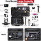 Hard Case Organizer For Gopro Hero 13/12/11/10/9/8 Media Mod/Volta/Protective Housing/Chest Mount Creator Edition/Handler Dual Battery Charger Accessories Waterproof Travel Storage Carrying Case