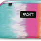 PackIt Freezable Snack Box, Tie Dye Sorbet, Built with ECOFREEZE Technology, Collapsible, Reusable, Zip Closure with Buckle Handle, Great for All Ages and Fresh Snacks on the go
