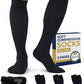 Pembrook Light Compression Socks for Men - 3 Pairs | 8-15 mmhg Compression Dress Socks for Men | Support Socks for Men