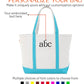 CB STATION Medium Classic Canvas Tote Bag for Women, Top Zipper Closure, Outer Pocket, Daily Essentials, Groceries, Traveling