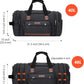WITZMAN Mens Duffle Bags for Traveling Canvas Weekender Travel Bag Expandable Overnight Bag Carry on Bag(A8007 Black) - Roamly