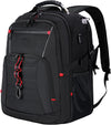 KROSER Travel Laptop Backpack 18.4 inch XXXL Computer Backpack Stylish College Backpack with RFID Pockets USB Charging Port REFLECTIVE STRIPS Water-Repellent Day pack for Business/Men - Roamly
