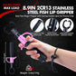 Goture Fishing Tool Kit,Fishing Pliers,Fillet Knife with Sheath,Fish Lip Gripper,Fish Hook Remover,Lanyard,Line Scissors,Sharpener,Stainless Steel Soap,Saltwater Gear Kit,Red/Pink,Gifts for Men/Women