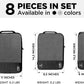 VASCO Compression Packing Cubes for Travel