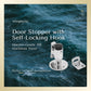 Door Stopper Wall Mounted with Self-Locking Hook Windproof Heavy Duty Marine Grade 316 Stainless Steel Door Catch for Yacht RV Home Office (with Screws)