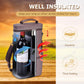 Tirrinia 2 Bottle Wine Gift Tote Carrier - Leakproof & Insulated with Large Pockets Wine Cooler Bag for Travel, Tasting, Party, Dinner, Valentine's Day Gift