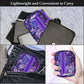 Serfeymi Weekly Travel Pill Organizer Case for Purse with Removable 7 Day Box, Fashionable Pill Container for Medicine, Vitamin, Supplement - Purple 01