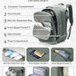 Vacuum Backpack With Vacuum Compression,Expanded Travel Laptop Backpacks For Women Men,Carry On Backpack Vacpack Backpacks With Pump Seal Packing, Personal Item Travel Bag Olive Green - Roamly