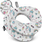 BCOZZY 3-7 Y/O Kids Travel Pillow for Car & Airplane, Soft Kids Neck Pillow for Traveling in Car Seat, Provides Double Support for Toddlers Head & Chin in Road Trips, Washable, Small Size, Unicorn
