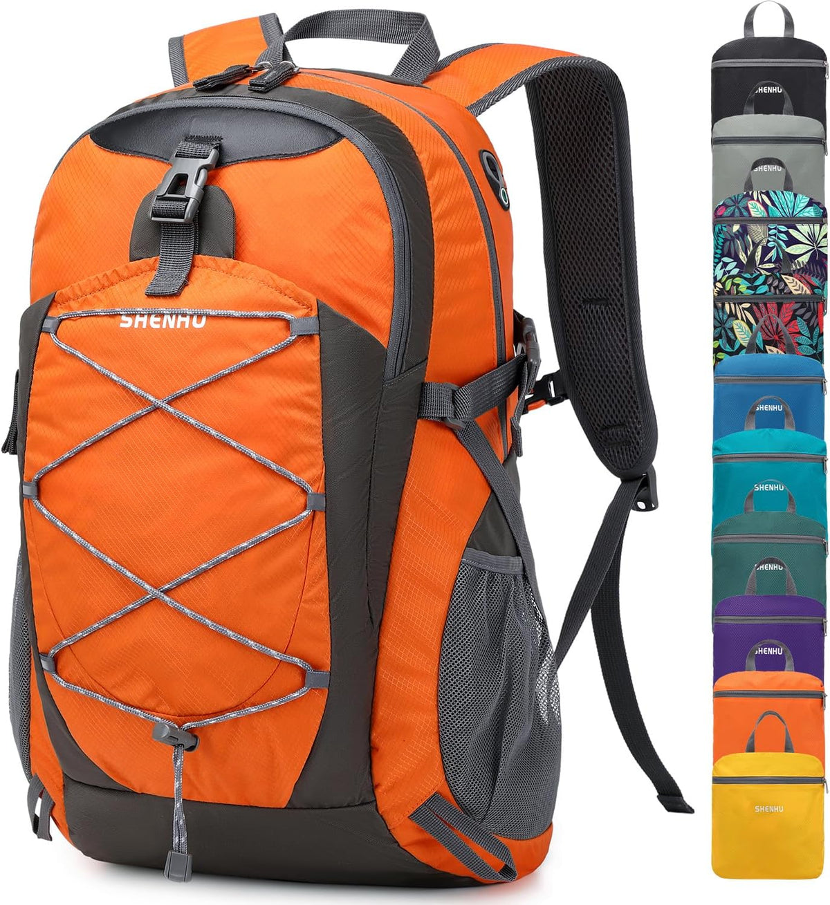 40L Hiking Backpack Lightweight Daypack Waterproof Travel Camping Backpack for Men Women Sport Packable - Roamly