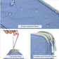 FYY Travel Cable Organizer Pouch Electronic Accessories Carry Case Portable Waterproof Double Layers All-in-One Storage Bag for Cord, Charger, Phone, Pattern Blue