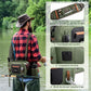Goture Waterproof Fishing Waist Pack,IPX8 840D TPU Large Tackle Bag with Rod Holder,Airtight Zipper Closure,Detachable Water Bottle Holder, 10L Fly Fishing Bag with Adjustable Strap,Sling Fanny Pack