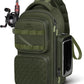 MATEIN Fishing Sling Bag with Lure Rod Holder & Phone Pouch, Waterproof 3600 Tackle box Backpack with Removable Bait Binder