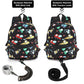 Accmor Toddler Harness Backpack Leash, Cute Excavator Kids Backpack with Anti Lost Wrist Link for Outdoor Walking, Mini Black Child Backpack Wristband Tether Leashes for Boys Girls Aged 1-3 Years Old