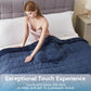 L'AGRATY Weighted Blanket for Adult - 60"x80" 20lbs Minky Dots Heavy Blanket with Glass Beads: Soft Breathable for All-Season Summer Fall Winter Thick Comfort for Sleeping