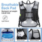 Lightweight Hydration Backpack, Running Backpack with 2L Water Bladder, Hydro Water Daypack for Cycling Hiking Rave for Men Women