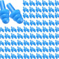 TrelaCo 200 Pairs Silicone Ear Plugs Soft Reusable Waterproof Ear Plugs for Sleeping Noise Swimming Hearing Protection Earplugs Shooting Construction Hunting Music Concerts(Blue)