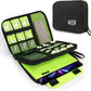 Luxtude Cord Organizer Travel, Cable Organizer Bag, Portable Electronics Organizer, Travel Essentials for Cord Storage/Charger Storage/Cable Storage
