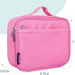 Wildkin Kids Insulated Lunch Box – Durable and Reusable for School & Travel - Flamingo Pink