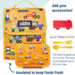 Wildkin Kids Insulated Lunch Bag – Reusable, Ideal for Hot/Cold Snacks, School & Travel - Under Construction