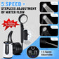 Spopal Portable Shower for Camping, [Upgraded] 10000mAh Rechargeable Camping Shower with 5 Adjustable Speeds,Premium LED Display, IPX8 Waterproof Outdoor Shower Kit for Hiking, Car, Pet, Travel