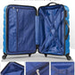 Suitour Luggage 3 Piece Sets Hard Shell Luggage Set with Spinner Wheels, TSA Lock, 20 24 28 inch Travel Suitcase Sets, Cerulean Blue