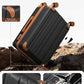 Coolife Luggage, Suitcase with Durable and Lightweight, Checked Luggage with ABS Hardshell, Dual Spinner Wheels, TSA Lock, and YKK Zipper (apricot black, M(24in))