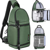 K&F Concept Camera Sling Bag Crossbody Bag Camera Shoulder Backpack DSLR/SLR/Mirrorless Photography Bags Compatible with Canon/Nikon/Sony/Fuji/Gopro/DJI