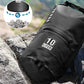 HEETA Waterproof Dry Bag with Front Zippered Pocket for Women Men, 5L/10L/20L/30L/40L Roll Top Lightweight Dry Storage Bag Backpack for Travel, Kayaking, Boating, Rafting, Camping, Hiking & Beach