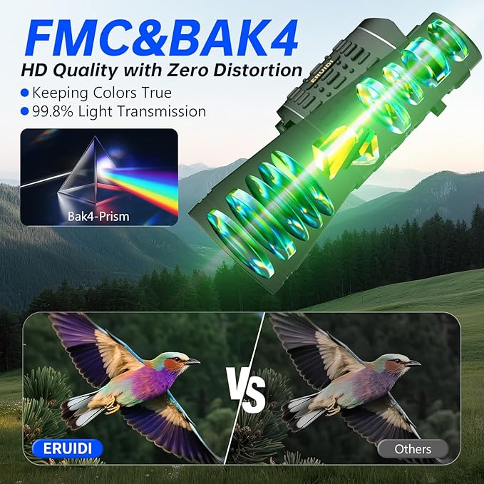 20x52 Binoculars for Adults High Powered - ERUIDI Bird Watching Binoculars with Long Range View for Cruise Ship Hunting Travel Stargazing Sports