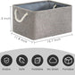 TheWarmHome Storage Bins - 3PCS Fabric Storage Baskets for Organizing Shelves | Large Basket Closet Organizer for Home Shelf Dog Laundry Organization | Collapsible Storage Cubes W/Handles
