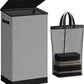 SOLEDI Laundry Hamper with Lid 100L Large & Tall Collapsible Laundry Basket, Clothes Hamper with Bag Removable Easy to Carry, Dirty Hampers for Bedroom, Bathroom, Dorm, College, Grey