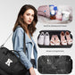 Women Gifts for Wife-Initial Duffle Bag with Shoe Compartment, Weekender Bag, Monogram Overnight Bag, Letter Travel Bag with Makeup Bag，Personalized Gift Idea for Women Her (Letter G) - Roamly