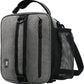 MIER Expandable Lunch Bag Insulated Lunch Box for Men to Work Travel Portable Lunchbox Bags with Shoulder Strap and Water Bottle Holder, Grey