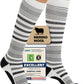 Merino Wool Compression Socks for Women Men, 15-20 mmHg Knee High Socks for Flying, Travel, Running