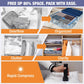 Travel Vacuum Storage Bags with Electric Pump, 10 Combo Travel Packing Bags for Luggage and Suitcase, Carry-on Size Compression Space Saver for Clothes and Clothing