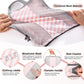 10 Set Compression Packing Cubes for Travel Essentials,Compressible Expandable Packing Cubes for Suitcase,OlarHike Luggage Organizer Bags for Travel,Handy Helper for Organizing Clothes(Pink Stripped) - Roamly