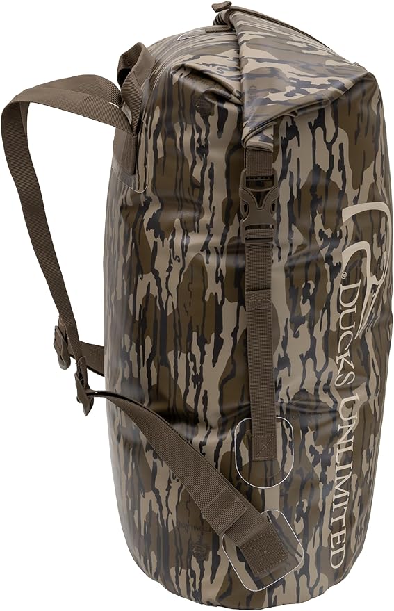 ALPS OutdoorZ Ducks Unlimited Guardian Backpack Dry Bag, 50L - Mossy Oak Original Bottomland