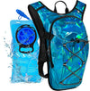 Reflective Hydration Backpack, Hydration Pack - Water Backpack with 2L/3L Hydration Bladder, Essential for Festivals - Rave Hydration Pack for Hiking, Running, Cycling, and Festivals