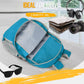 ZOMAKE Lightweight Packable Backpack 35L, Light Foldable Backpacks Water Resistant Collapsible Hiking Bag, Compact Folding Day Pack for Travel Camping(Light Blue) - Roamly