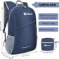 ZOMAKE Lightweight Packable Backpack 20L, Foldable Backpacks Small Daypack for Hiking Water Resistant Day Bag for Travel