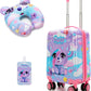 Kids Suitcase Set for Girls Hardside Luggage with Spinner Wheels 2 Piece 16inch Toddler Suitcase for Girls Travel Carry on Luggage Airline Approved