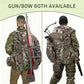 Hunting Backpack with Waterproof Rain Cover, 35L Hunting Backpacks for Men, Durable Large Capacity Hunting Day Pack with Rifle Bow Holder